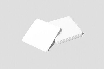 Square Coaster Mockup