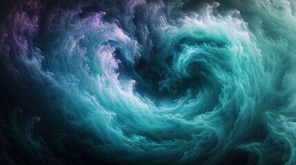 Dynamic Swirling Abstract Ocean Waves