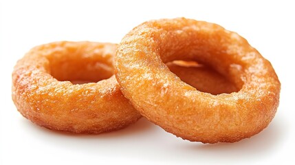 Food, Ring Cookies, on White Background, Photo Realistic, Wallpaper, Cover and Screen for Smartphone, PC, Laptop, 9:16 and 16:9 Format