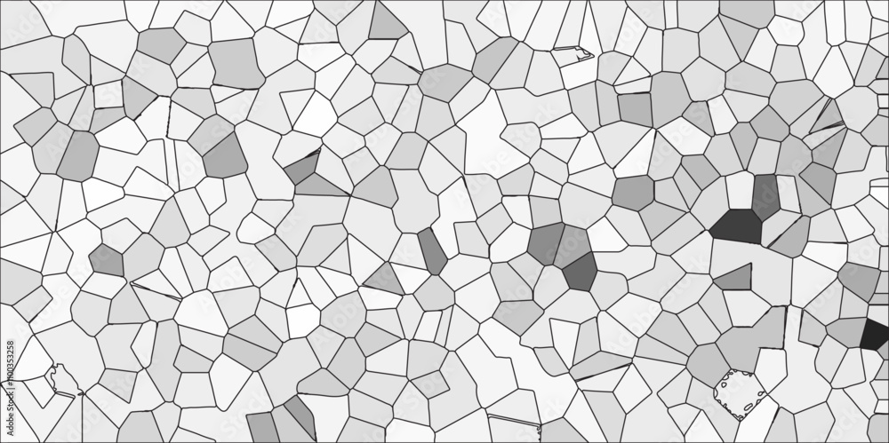 Aufkleber abstract geometric mosaic broken tiles crystalized polygonal diamond shape vintage pattern broken qu