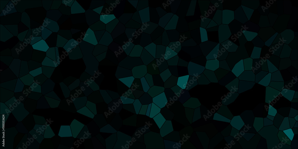 Poster voronoi diagram background. seamless pattern with 3d shapes vector vintage quartz surface white for 
