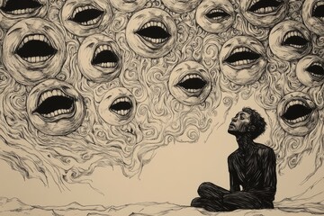 The Floating Voices, Schizophrenia