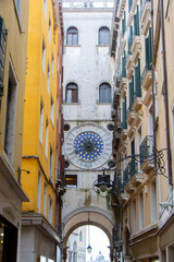 Venetian Zodiac Clock Tower Detail
