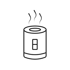 Humidifier icon Isolated flat vector in outline