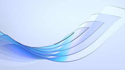 Abstract minimalist background design, 3d render © VAlex