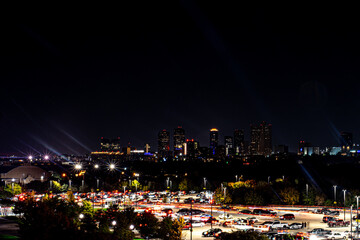 Fort Worth Night Skyline