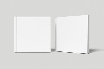 Square Cover Book Mockup