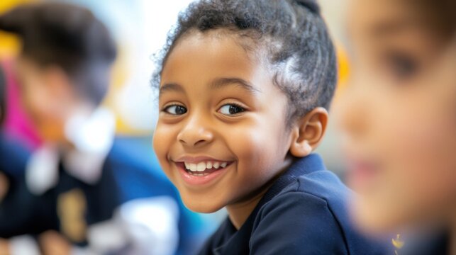 Urban education addressed by close-up portraits of teachers and students in innovative classrooms, Reflecting transformative approaches to learning in urban schools, photography style