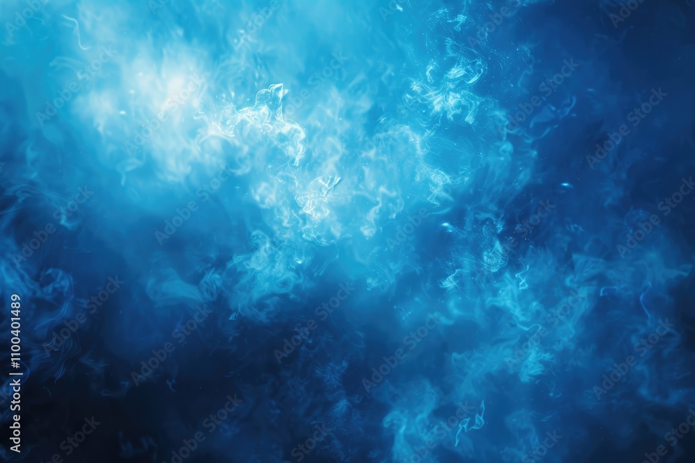Poster abstract blue gradient background for digital web design graphics.