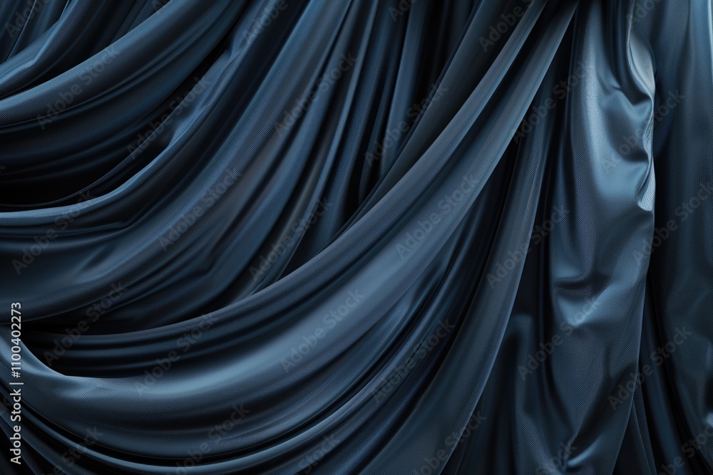 Poster elegant abstract background with drapery and gradient design.
