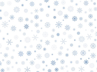 Winter background with snowflakes for decoration