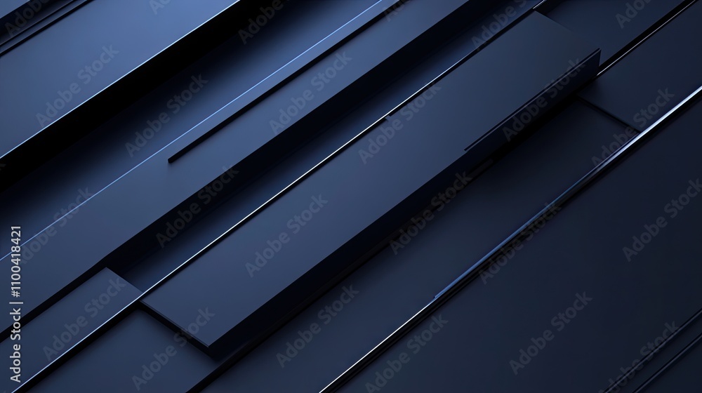 Poster textured abstract background with dark blue rectangular shapes overlapping each other.