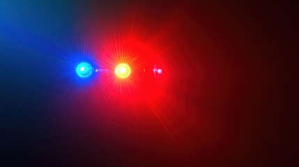 Shining light trails.