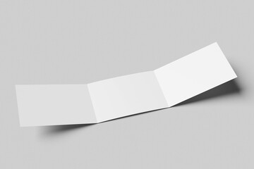 A4 Landscape Trifold Mockup