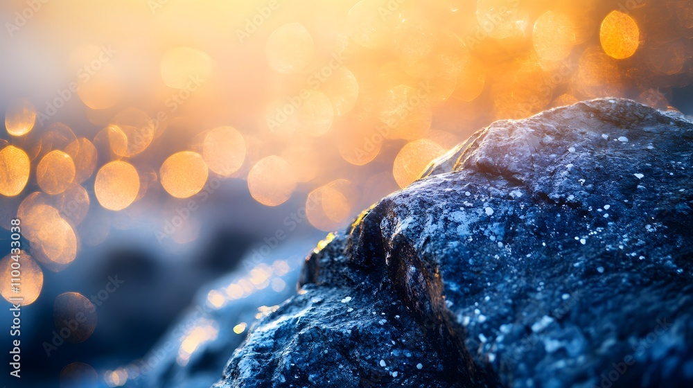 Poster natural rock surface with sharp textures and shadows ai generated illustration