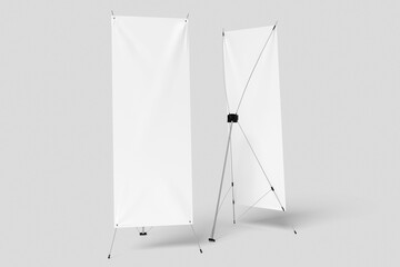 X-Stand Banner Mockup