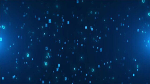 Digital Encryption cyber stripes Binary code Hacker attack data breach matrix. Big data with encrypted computer code Safe data. internet security privacy concept. Database storage binary codes symbols