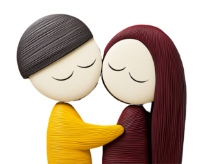 a close up of a statue