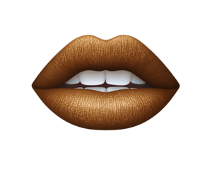 a close up of a lips