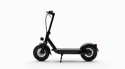 Fototapeta premium Isolated Electric Scooter on White Background