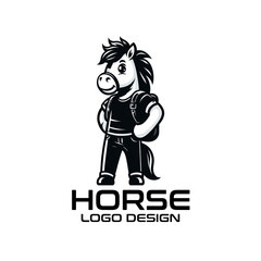 Obraz premium Horse Vector Logo Design