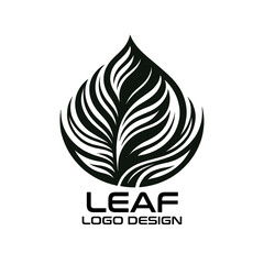 Fototapeta premium Leaf Vector Logo Design