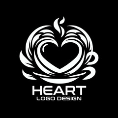 Fototapeta premium Heart Vector Logo Design