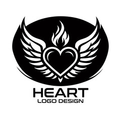 Obraz premium Heart Vector Logo Design