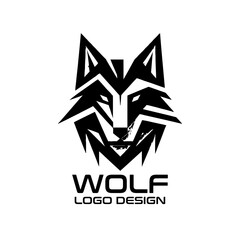 Fototapeta premium Wolf Vector Logo Design