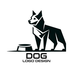 Fototapeta premium Dog Vector Logo Design