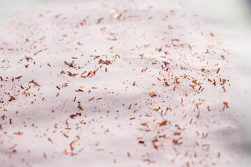 glitter holiday gold rose-blurred