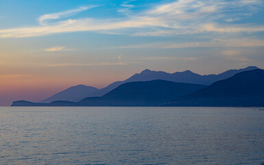 sunset in the Albanian mountains, Maja Cikes