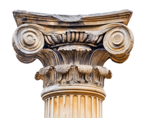 a close up of a pillar