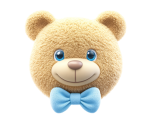 a close up of a teddy bear