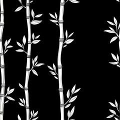 Obraz premium Elegant Bamboo Pattern Design