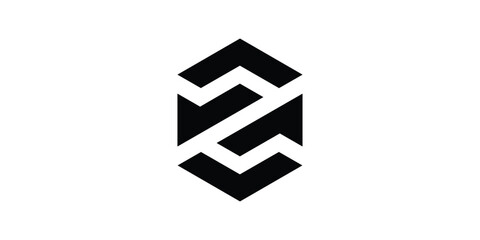 logo initials Z icon vector