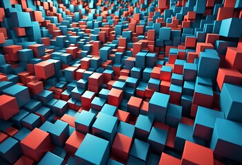 Fototapeta premium Illusionary Spaces: Artistic 3D Background Creations