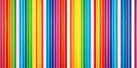 Obraz premium Rainbow Stripes Abstract Background, abstract , pattern , colorful , stripes