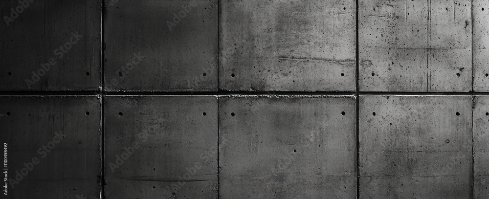 Poster concrete wall texture showing varied surfaces and weathering in an industrial setting