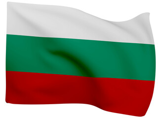 Obraz premium 3D Bulgaria flags.