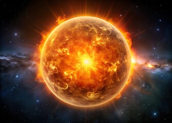 Obraz premium sun and earth