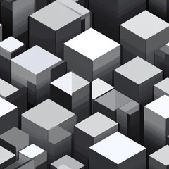 Obraz premium Abstract Geometric Cityscape Design