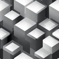 Obraz premium Abstract Geometric Cubes Pattern Background