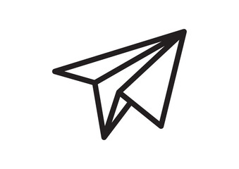 紙飛行機のアイコン