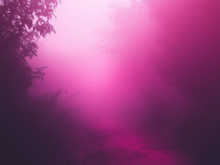 Obraz premium Magenta Border with Fog Flare Flickering