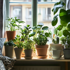 photo of plants near the window ikea