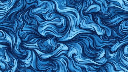 Abstract swirling blue pattern.  Dynamic, flowing design with varying shades of blue creating a mesmerizing effect.