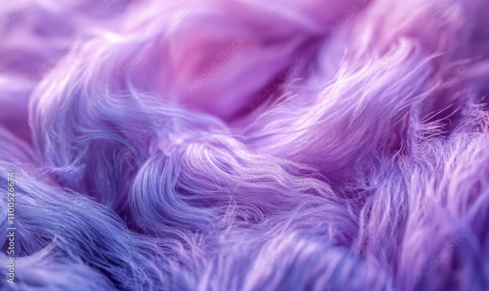 Poster close-up of fabric fibers under magnification, highlighting the intricate texture and softness