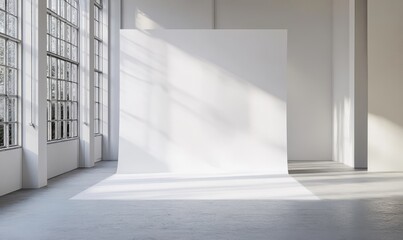 Obraz premium Photography Studio Setup with White Backdrop