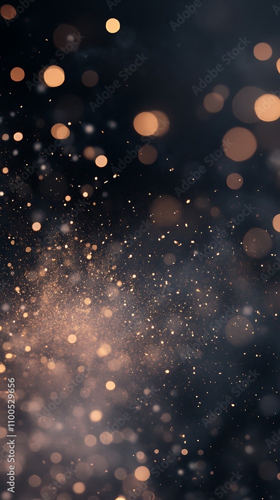 Poster clear shiny vintage bokeh with soft lighting effect image